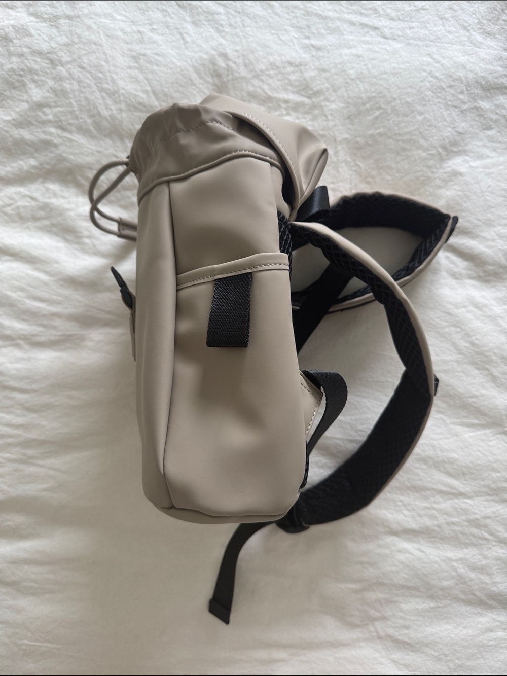 Rains Valera Bucket Backpack Mini Taupe - Picture 3 of 4